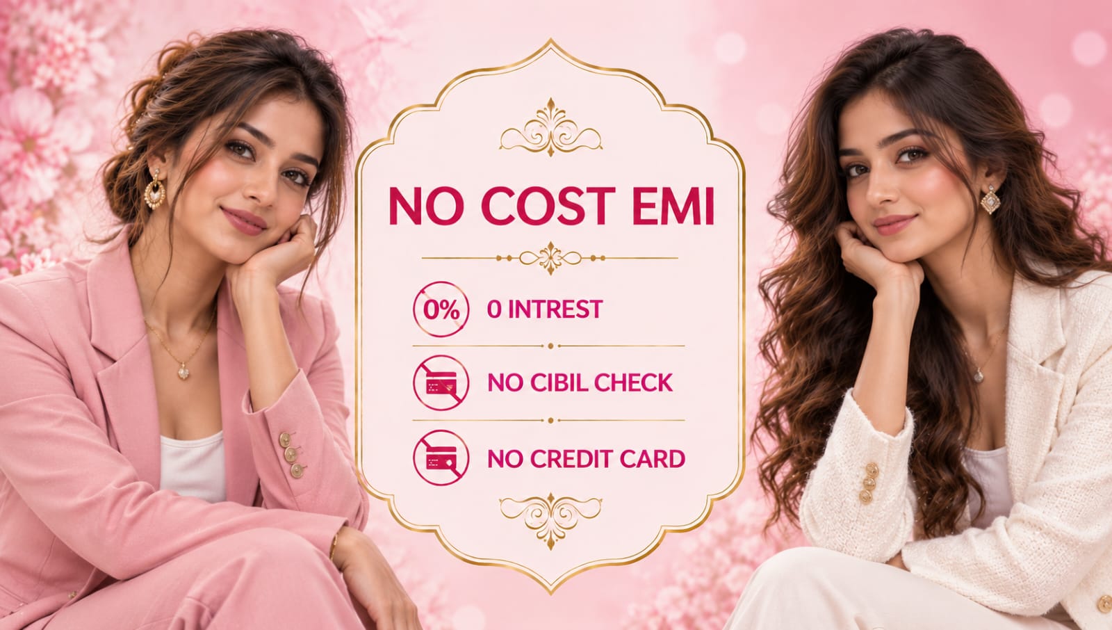 Luxury beauty and bridal makeover services — bridal, party and engagement makeup, salon in Naraina Vihar & Uttam Nagar, home service available